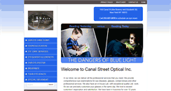 Desktop Screenshot of canalstreetoptical.net
